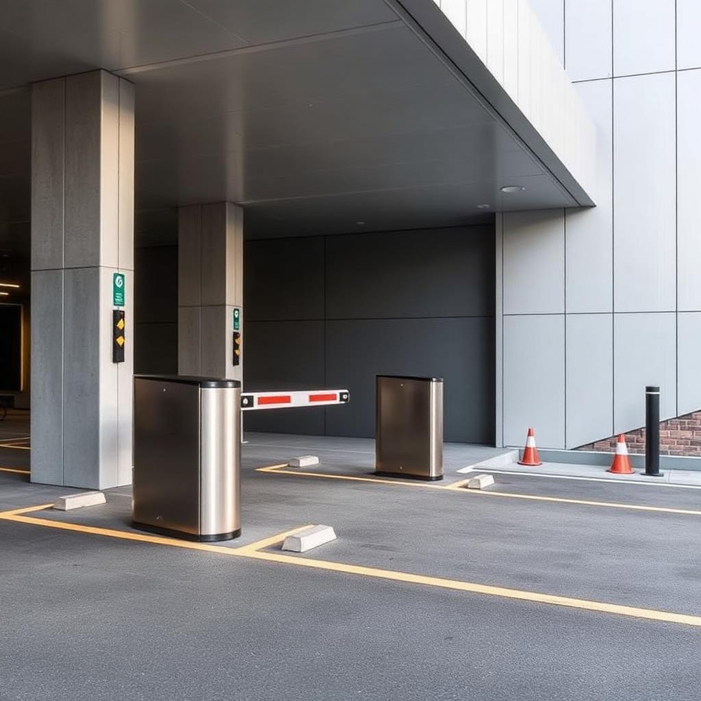 Automatska parking barijera na ulazu u poslovni parking