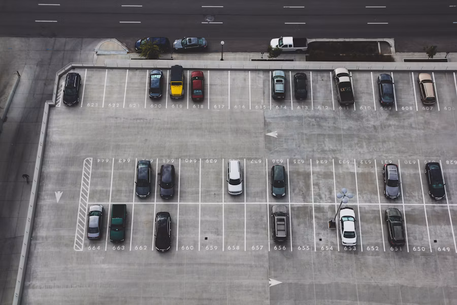 Ilustrativni prikaz parkinga pod video nadzorom